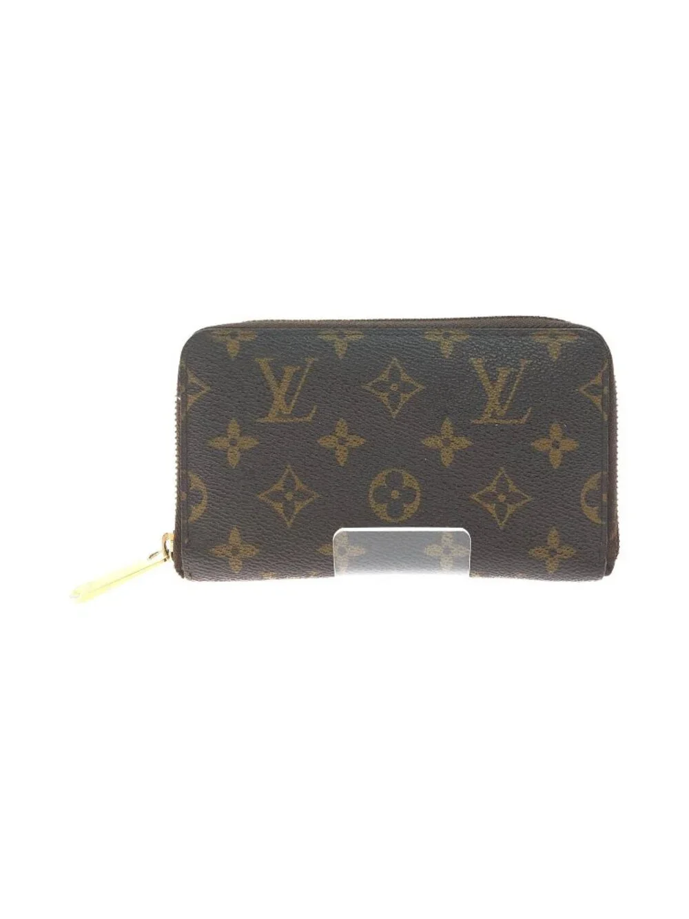 Louis Vuitton Monogram Zippy Compact Wallet Brown